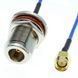 Пігтейл SMA-Male to N-Female, з кабелем RG405 15см, перехідник для РЕБ