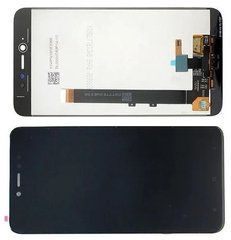 Дисплей Xiaomi Redmi Note 5A модуль в сборе с тачскрином, 2/16, 3 отверстия, черный, без рамки