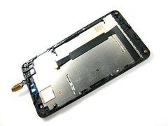 Nokia Lumia 625 дисплей в зборі з тачскріном модуль з рамкою чорний, High Copy, з рамкою