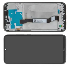 Дисплей Xiaomi Redmi Note 8 модуль в зборі з тачскріном і рамкою, Original PRC, чорний, Original PRC, з рамкою
