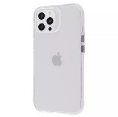 Чохол для телефону iPhone 12 Pro Max прозорий, пластик+силікон