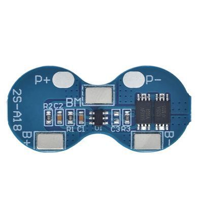 Контролер BMS 4A 7.4V 2S для акумулятора Li-Ion, плата захисту АКБ