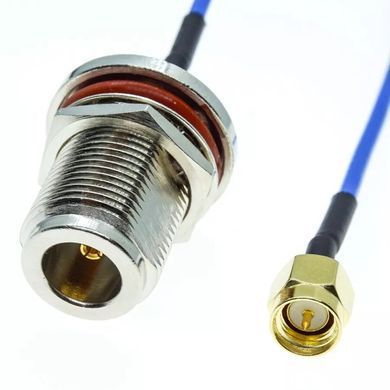 Пігтейл SMA-Male to N-Female, з кабелем RG405 20см, перехідник для РЕБ