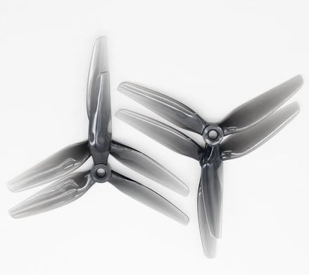 Комплект пропеллеров для дронов HQProp Ethix S5 5х4.3х3, 2 пары (2хCW+2хCCW) 5", 3.8g, серый