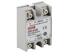 Твердотелое реле SSR-40DA 40A 3&ndash;32V DC / 24&ndash;380V AC &ndash; модуль бесконтактного управления нагрузкой