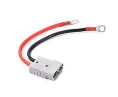 Конектор Anderson 50A 600V з кабелем 8AWG 20 см, наконечники M8 для LiFePO4, інверторів