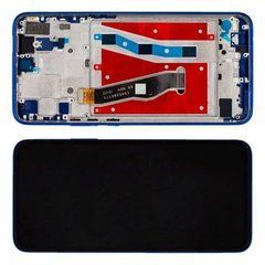 Дисплей Huawei P Smart Z модуль в сборе с тачскрином, синий с рамкой,Original PRC, Original PRC, с рамкой