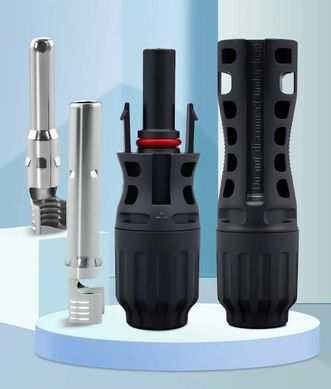 Конектори MC4 TOMZN 1500V 32A, PV Wire End, комплект Male/Female для сонячних панелей