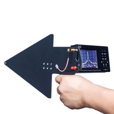 Антенна UWB 600MhZ-10Ghz 6dBi HT6, SMA-Male, направлена, логопериодическая для анализаторов спектра
