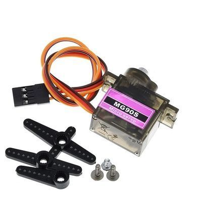 Сервопривод Servo Motor MG90S 360&deg;, цифровой, металлический редуктор, для FPV дронов
