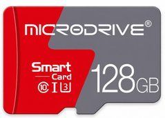 Карта памяти micro SD Microdrive 128GB, Class 10, для телефонов, планшетов и других устройств