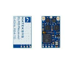 Приемник управления ELRS 2.4GHz MATEK R24-TD True Diversity ESP32-PICO-D4+SX1281 + 2x антенны, для FPV дронов