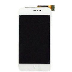 Дисплей Meizu MX2 модуль в сборе с тачскрином, белый, без рамки