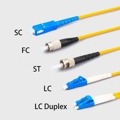 Патч-корд оптический FC UPC to ST UPC, длина 1м, одномодовый 9/125 G.652D 3mm, желтый