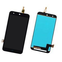 Дисплей ZTE T630 модуль в зборі з тачскріном, чорний, без рамки