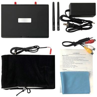 Монитор 7" для FPV 9IMOD LCD5802D 800*480, встроенный Diversity VRX 5.8G 40CH с автопоиском