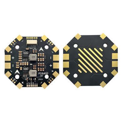 Контролер розведення живлення Aocoda-RC PDB400 8S, 400A PDB Dual Battery Pad 12 Hubs