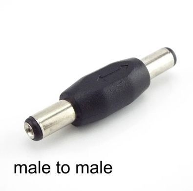 Переходник DC штекер (Male) 5.5x2.1mm на штекер (Male) 5.5x2.1mm, Original