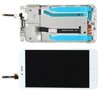Дисплей Xiaomi Redmi 4x модуль в зборі з тачскрніом і рамкою, білий, High Copy, з рамкою