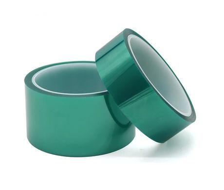 Лента PET 0.06мм/40мм/33м, для пайки и защиты печатных плат, до 260&deg;C, зеленая