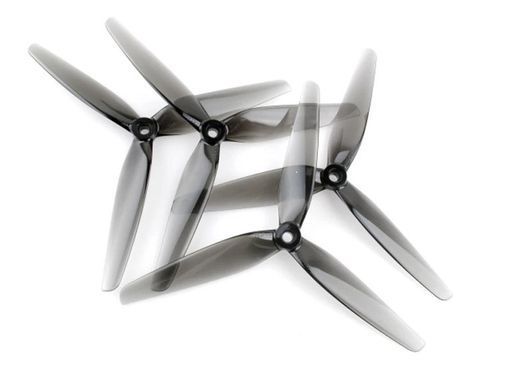 Комплект пропеллеров для дронов HQProp 7х4х3, 2 пары (2хCW+2хCCW) 7", 9.1g, серый