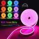 Лента LED неоновая Tuya WiFi RGB, 5V, 3м, 84LED/м, гибкая подсветка, Home Assistant Google Alexa
