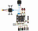 Стек FC&ESC DakeFPV F722 8S 30&times;30, 4in1 ESC 60A, Betaflight, Ardupilot, для FPV дронів