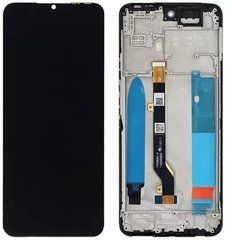 Дисплей Infinix Hot 11S модуль в зборі з тачскріном з рамкою, чорний, High Copy, з рамкою
