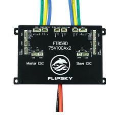 Контроллер FLIPSKY FT85BD 75V 100A&times;2 Dual ESC для моторов BLDC с датчиками Холла и робототехники