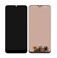 Дисплей Samsung M215 Galaxy M21 модуль в сборе с тачскрином, черный, TFT, High Copy, без рамки