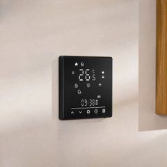 Термостат MOES GC/GA WiFi, для газового котла/підлоги, сумісний з Tuya Smart, Alexa, чорний