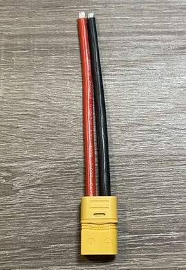 Конектор XT60 Male з кабелем 12AWG 10см