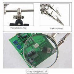 Держатель плат с увеличительной линзой BEST BST-168Z