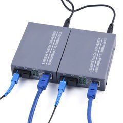 Комплект медіаконвертерів оптика&harr;RJ45 HTB-GS-03, 1000Mbps, SC, одномодовий до 20 км, Ethernet