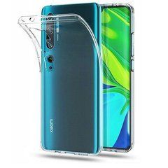 Чохол для телефону Xiaomi Mi Note 10 силікон, прозорий