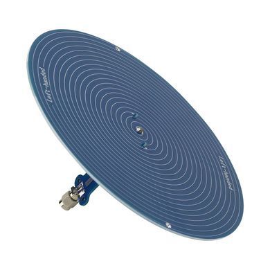 Антенна UWB 610MHz-7GHz LHCP, SMA-M, спиральная антенна Архимеда 15 см, левая круговая поляризация