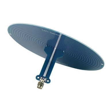 Антена UWB 610MHz-7GHz LHCP, SMA-M, спіральна антена Архімеда 15 см, ліва кругова поляризація