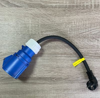 Переходник 220V на одну фазу для зарядок Feyree max 16A, Female