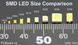 Диоды SMD LED 1210, набор 200шт, 5 цветов по 40 шт, для лент и индикации