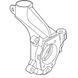 Поворотний кулак, цапфа для Nissan Ariya, передній правий, 40014-5MR1B