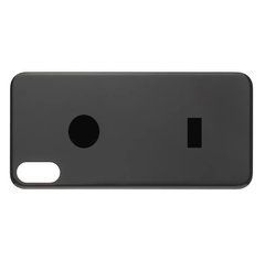 Задня кришка для смартфону iPhone X big hole, чорна, High Copy