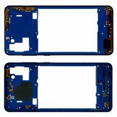 Середня частина корпусу для телефону Samsung A217 Galaxy A21s (2020) синя, Original PRC