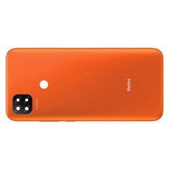 Задня кришка для смартфону Xiaomi Redmi 9C з склом камери оранжевий, Original PRC