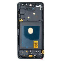 Дисплей Samsung G780 Galaxy S20 FE модуль в зборі з тачскріном і рамкою, чорний, OLED, High Copy, з рамкою
