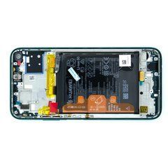 Дисплей Huawei P40 Lite модуль в зборі з тачскріном і рамкою, Service Original, зелений, Original, з рамкою