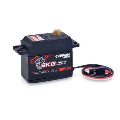 Сервопривід SURPASS Hobby S0900M 9KG 360&deg;, цифровий, металевий редуктор, для FPV дронів