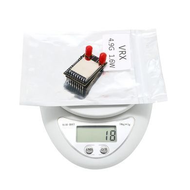 Відеоприймач VRX 4.9G 8Ch LST Dual, для FPV дронів