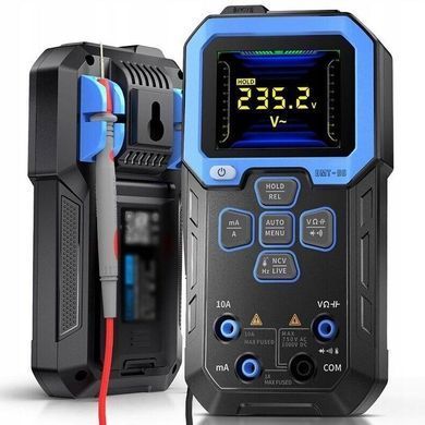 Мультиметр цифровой FNIRSI DMT-99 AC/DC, автоматический тестер напряжения, тока, сопротивления и температуры