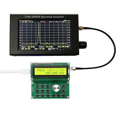Генератор радіочастотних сигналів 35MHz&ndash;4400MHz ADF4351, RF Signal Generator, Type-C, для тестування високочастотної апаратури