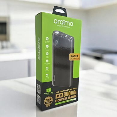 Павербанк Oraimo 30000mAh, 15W, внешний аккумулятор, батарея, УМБ, power bank